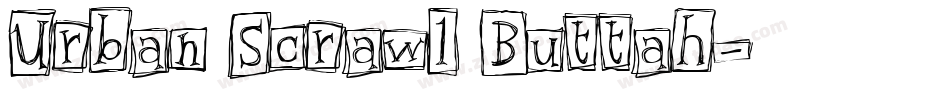 Urban Scrawl Buttah字体转换